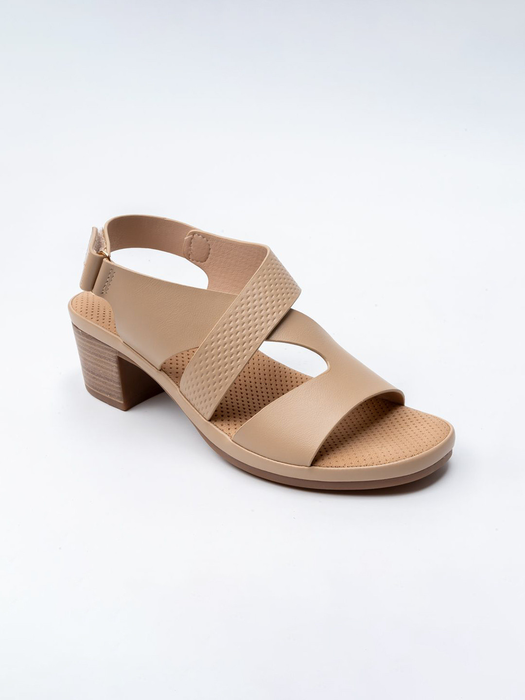 FOREVER SHOE BAZAR Adjustable Strap Block Heels