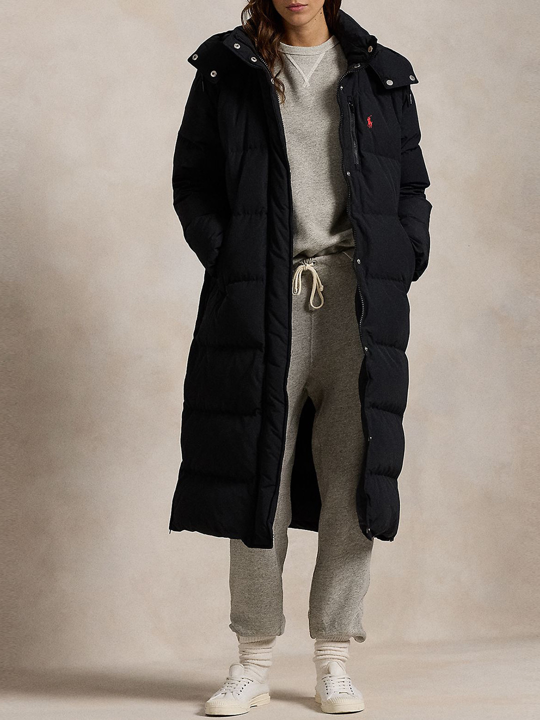 Polo Ralph Lauren Women Hoodie Quilted Coat