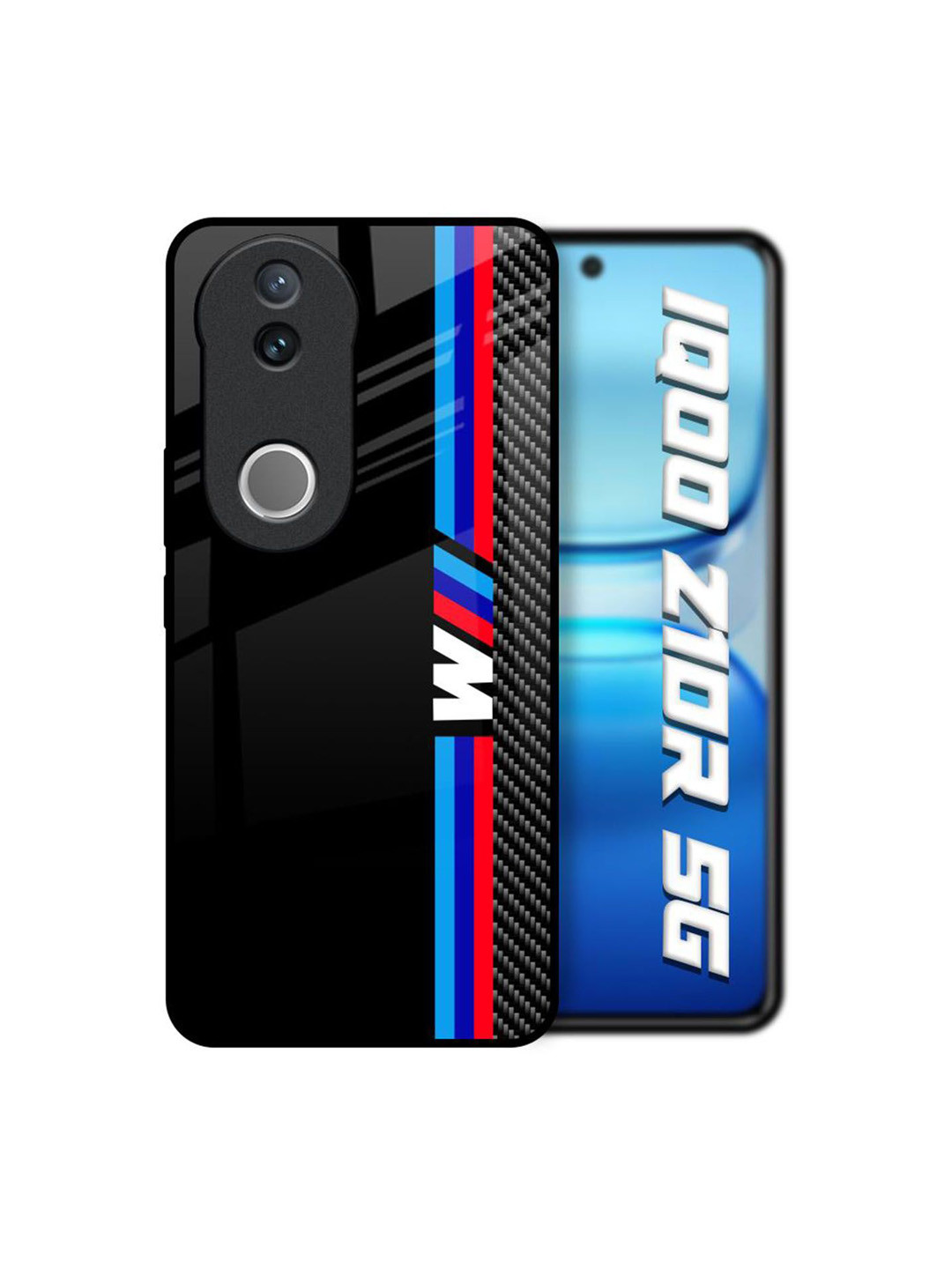 QRIOH Automotive Art Printed Impact Resistant IQOO Z10R 5G Silicone Back Case