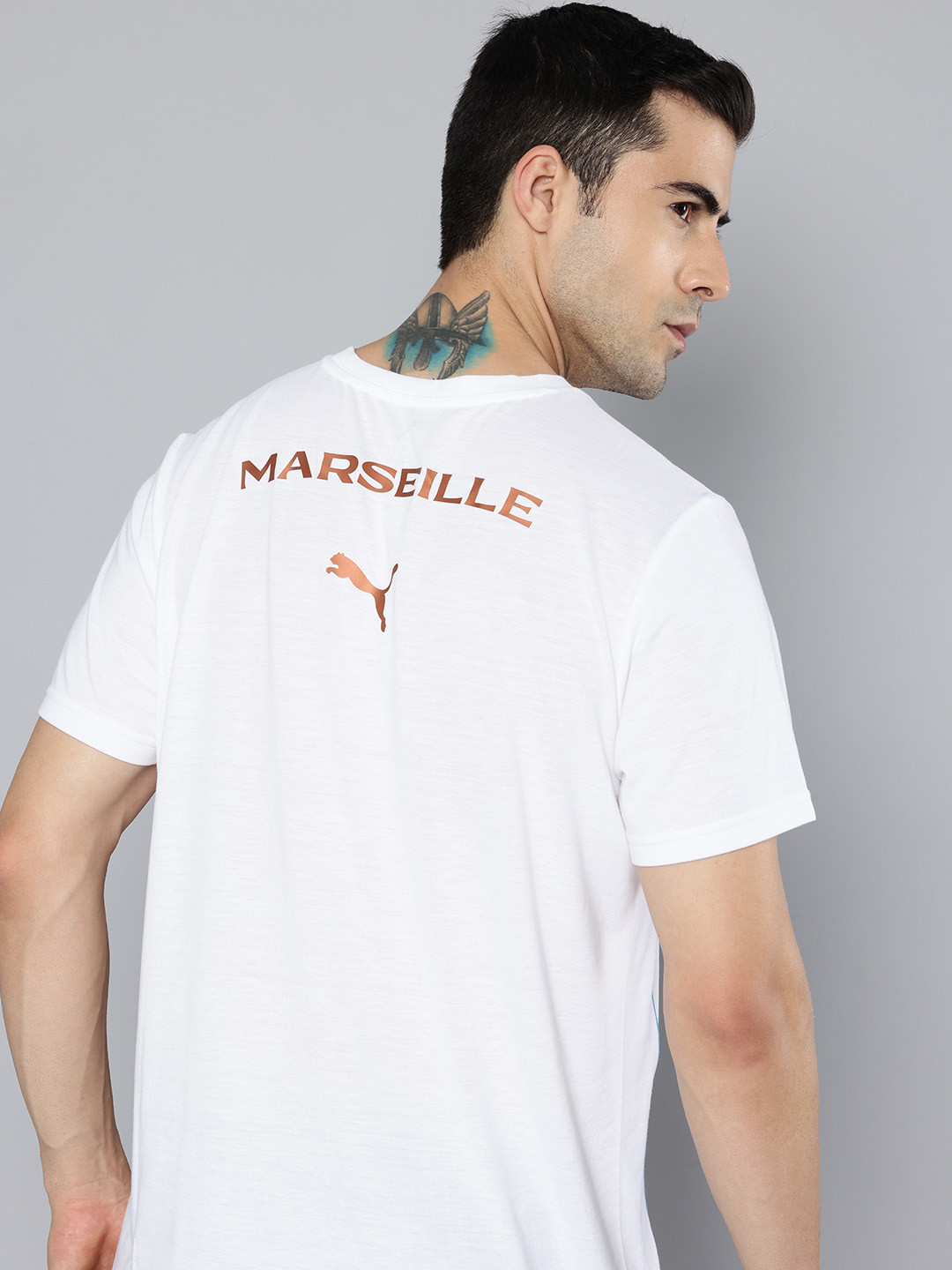 Puma Olympique de Marseille Typography Football T-shirt