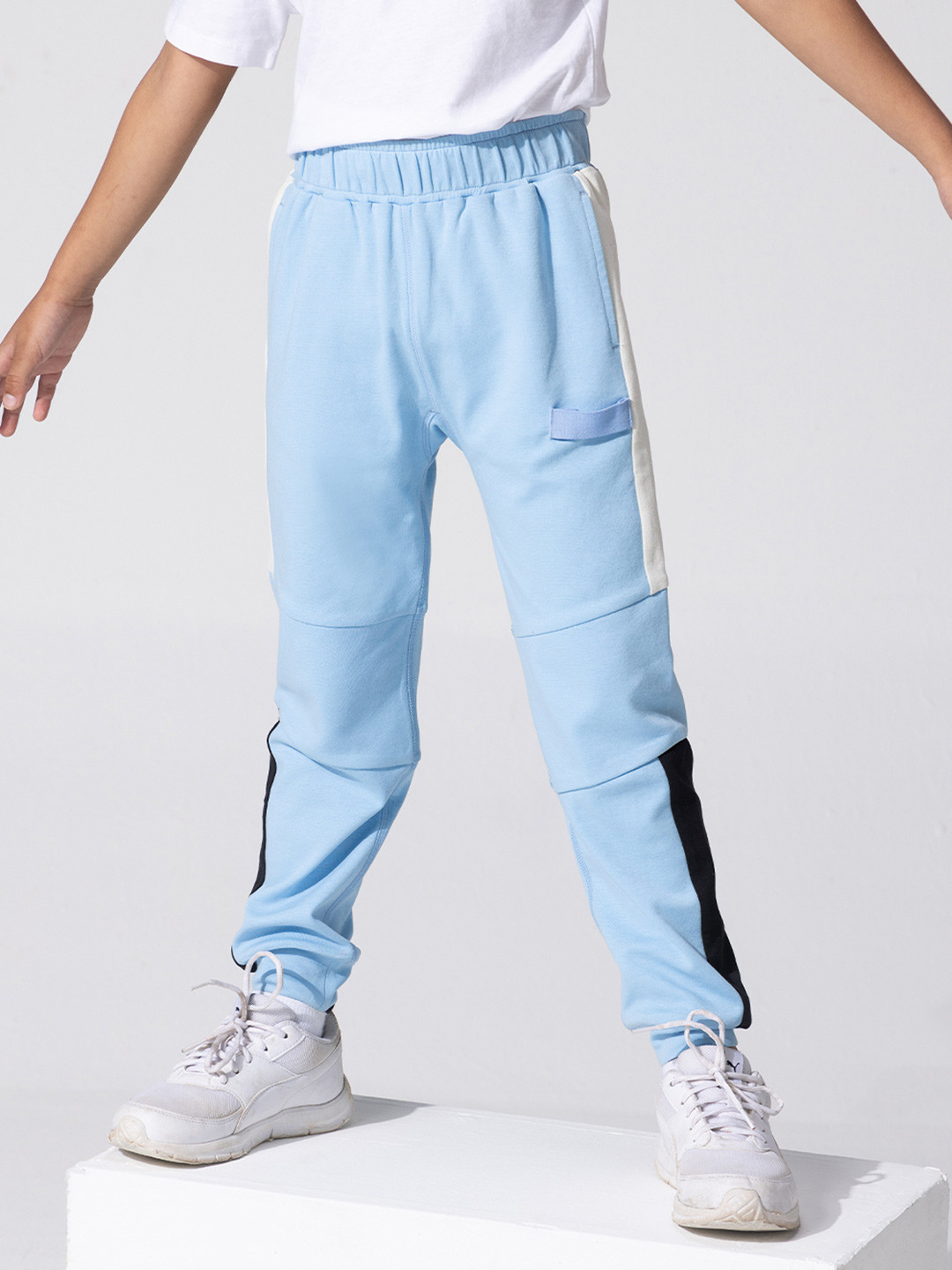 Dotokids Kids Adjustable Waist Color Block Joggers