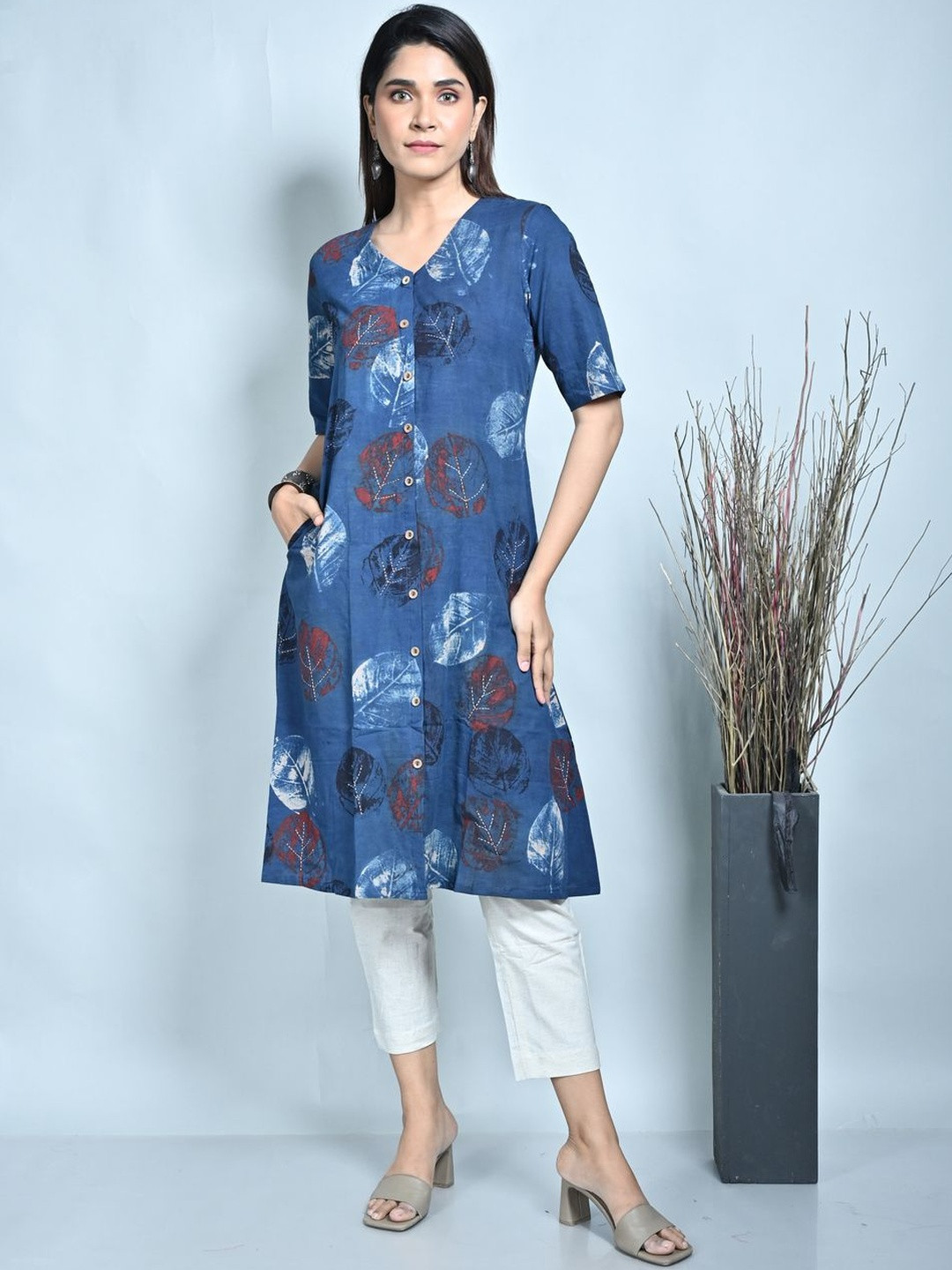 Earthwear Women Floral Print Dress