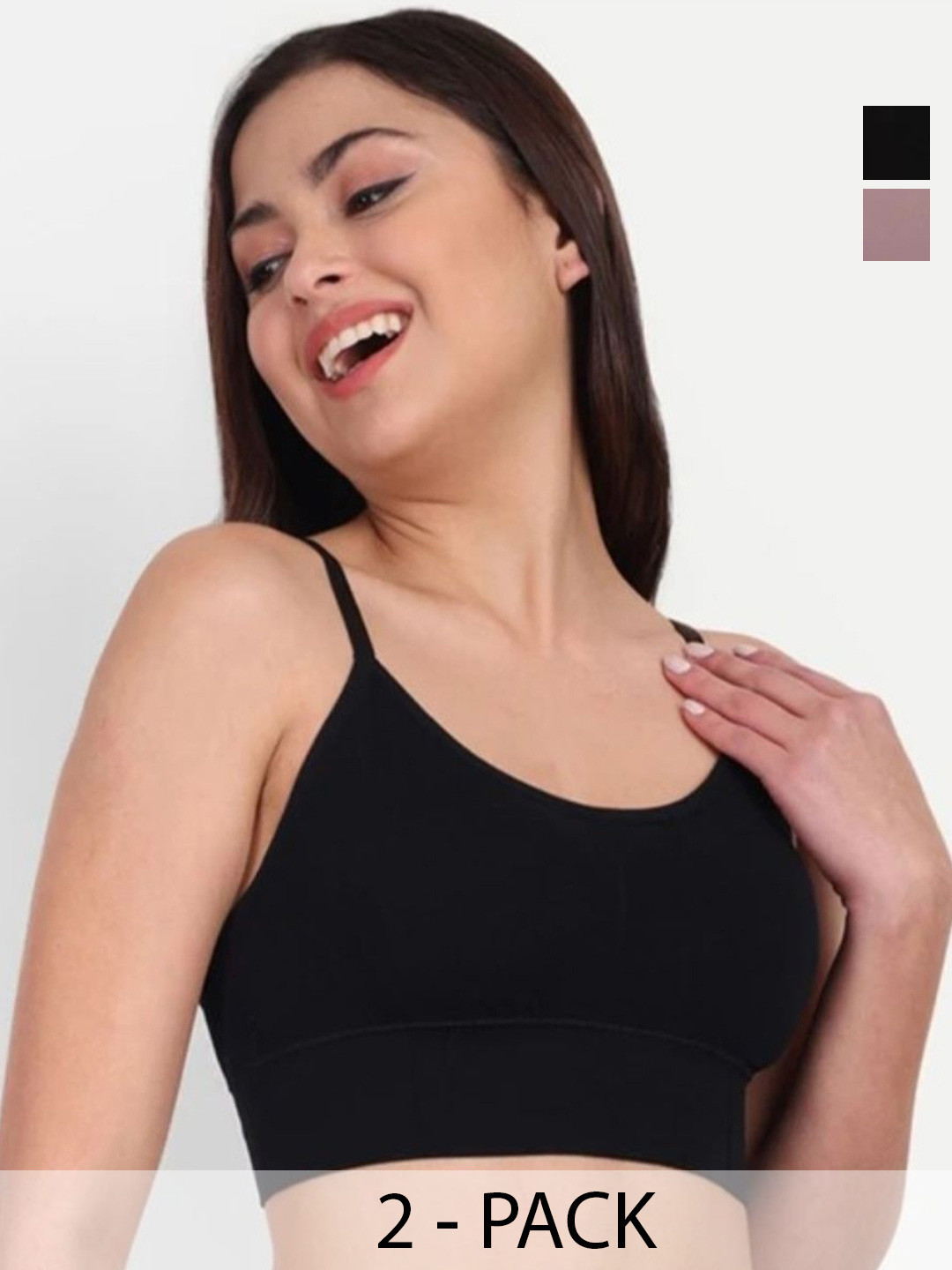 FIBO STEEL Pack Of 2 Full Coverage Lightly Padded Bra