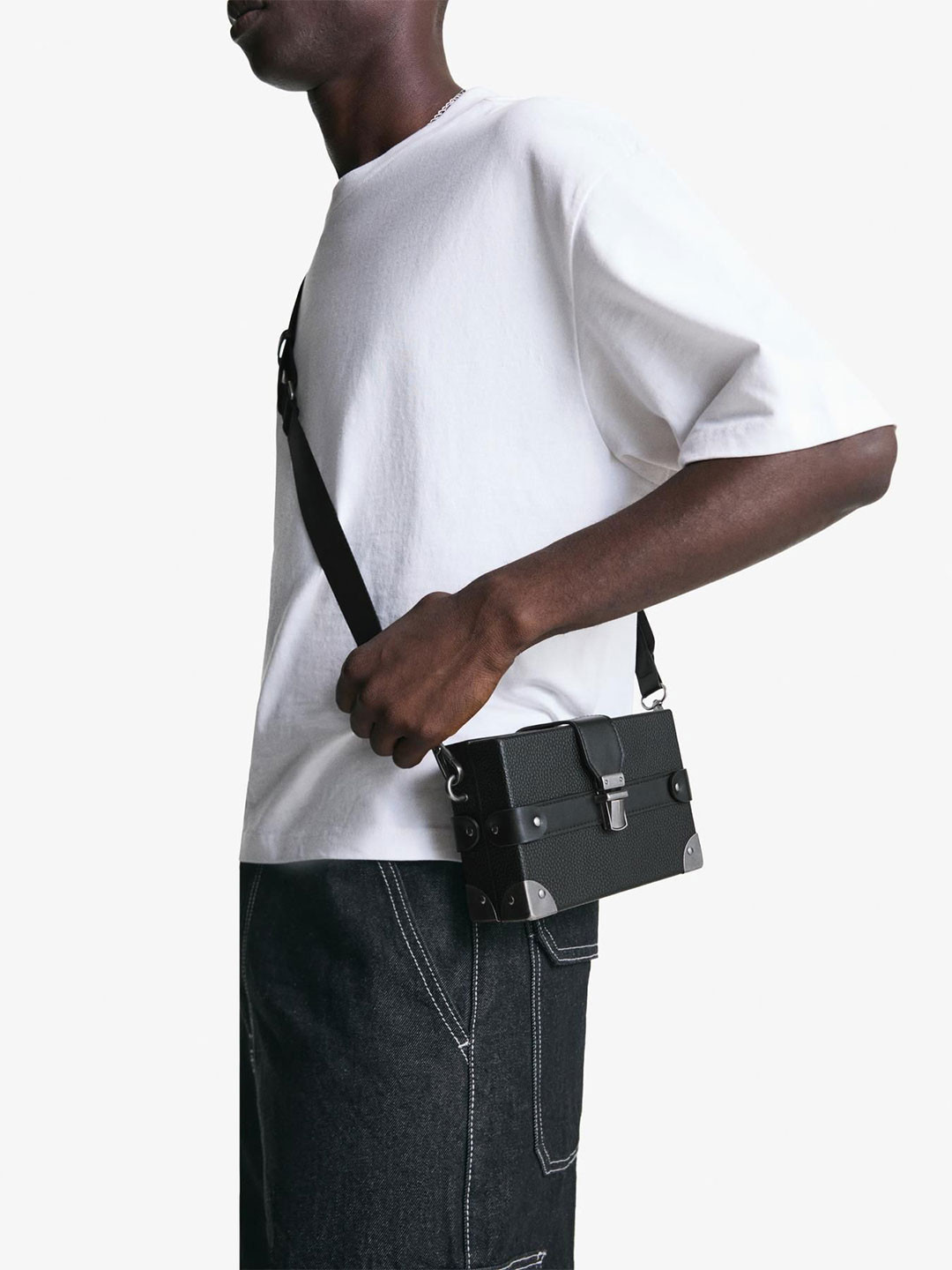 Bershka Rigid Crossbody Minaudiere