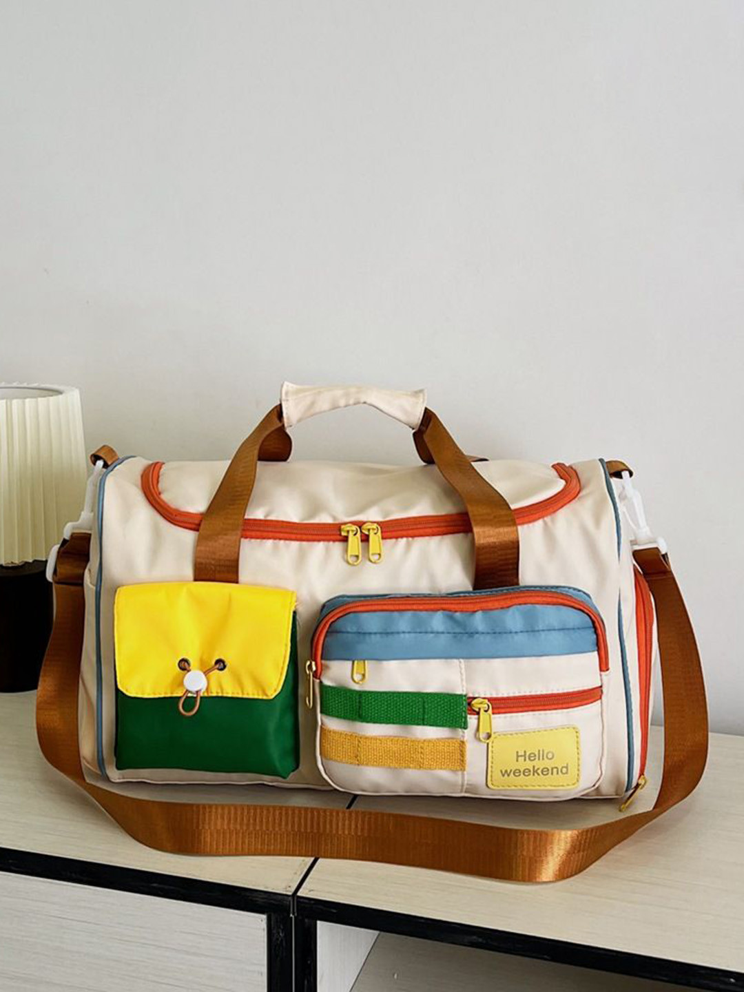 StyleCast x Revolte Women Colourblocked Medium Casual Duffel Bag