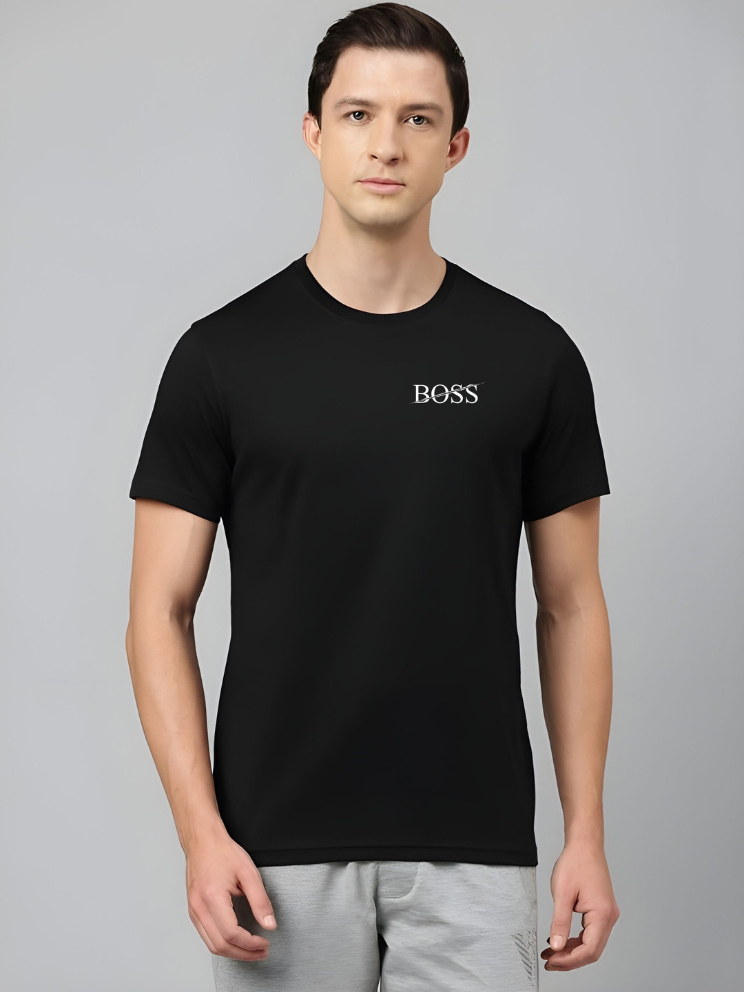 SZN Men Brand Logo Printed T-shirt