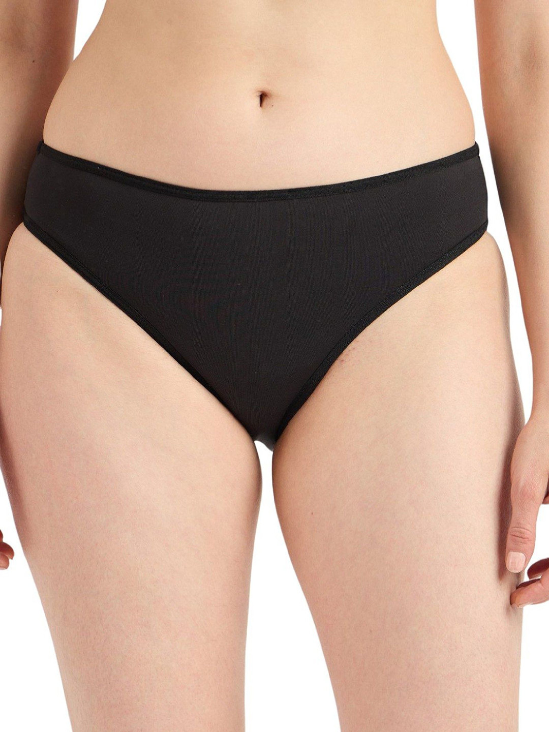 XENZA Women Mid Rise Bikini Briefs XN-PN-05881-BK