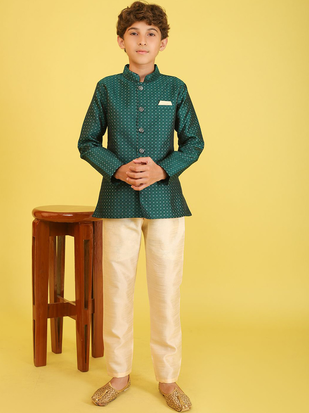 BAESD Boys Woven Design Two Piece Suit