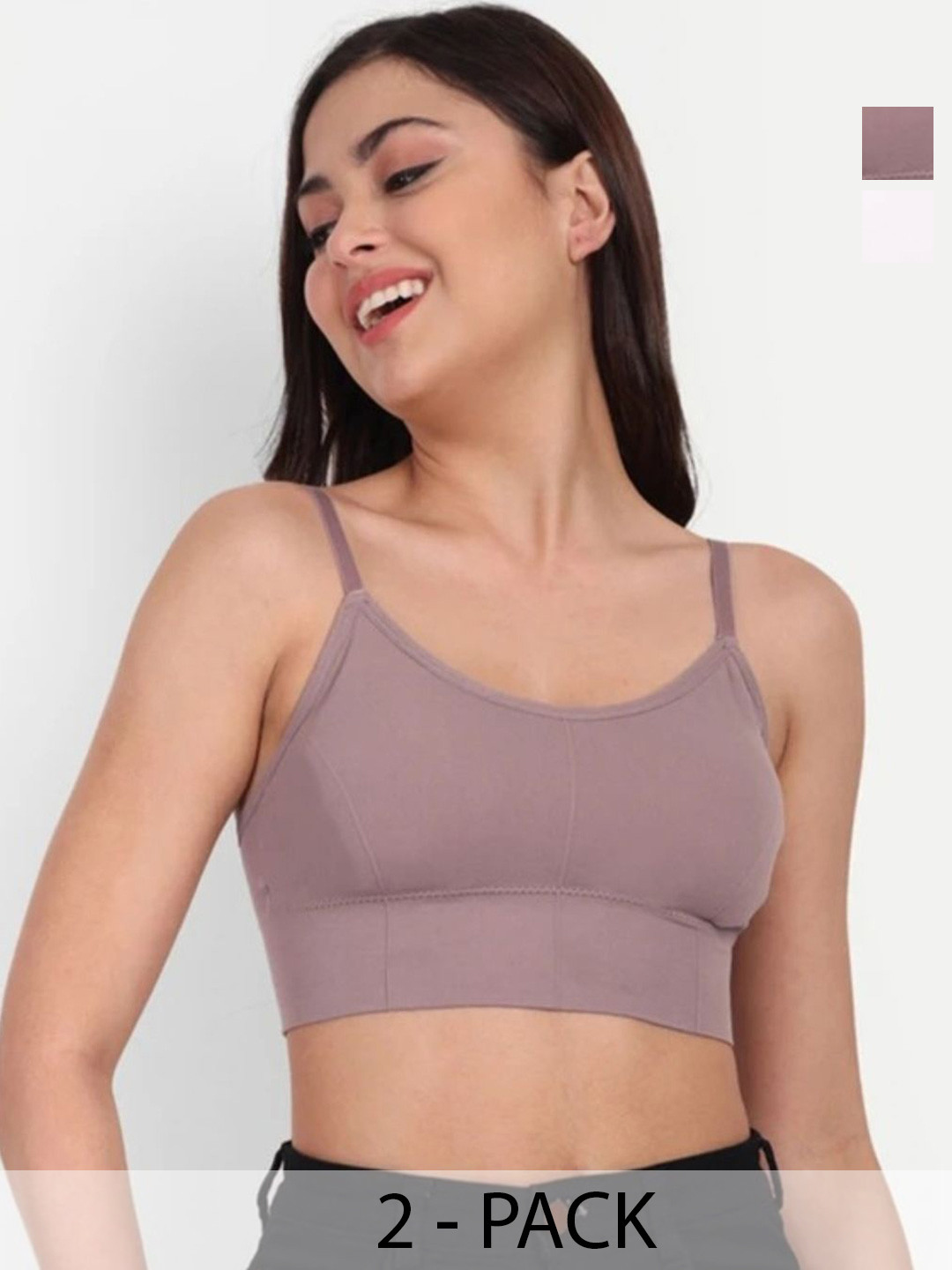 RUDRA BUSINESS Pack Of 2 Full Coverage Lightly Padded Bras