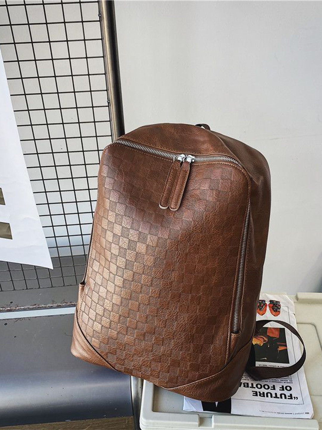 StyleCast x Revolte Men Textured Up to 23 Litres Backpack With Water Resistance