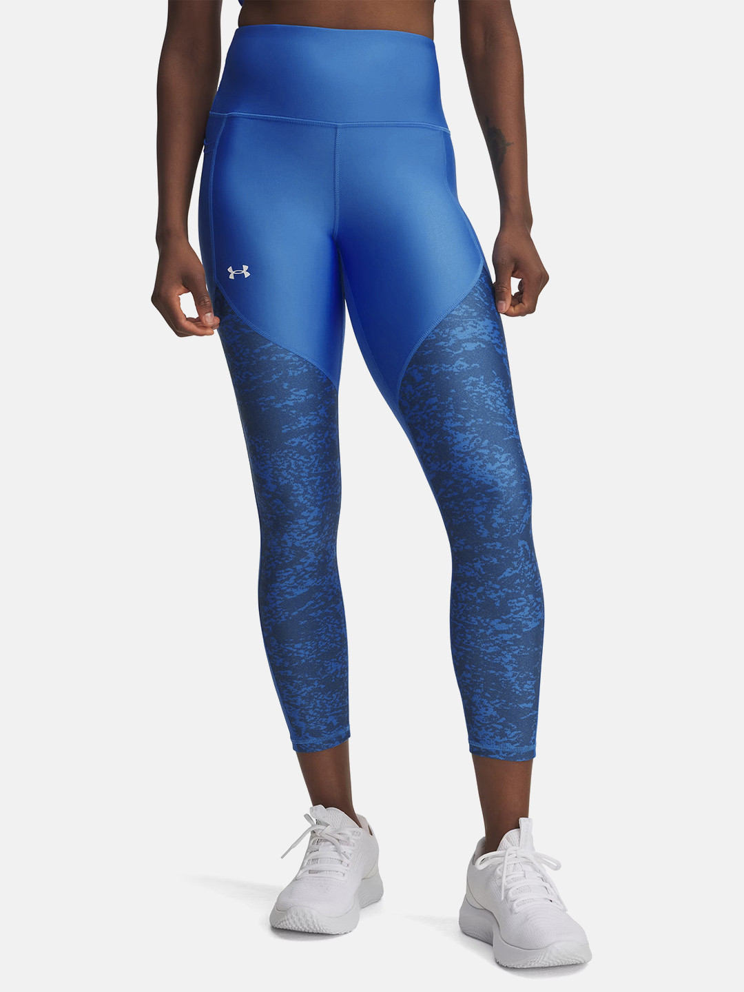 UNDER ARMOUR Women Printed Paneled High Rise Cropped Training Tights