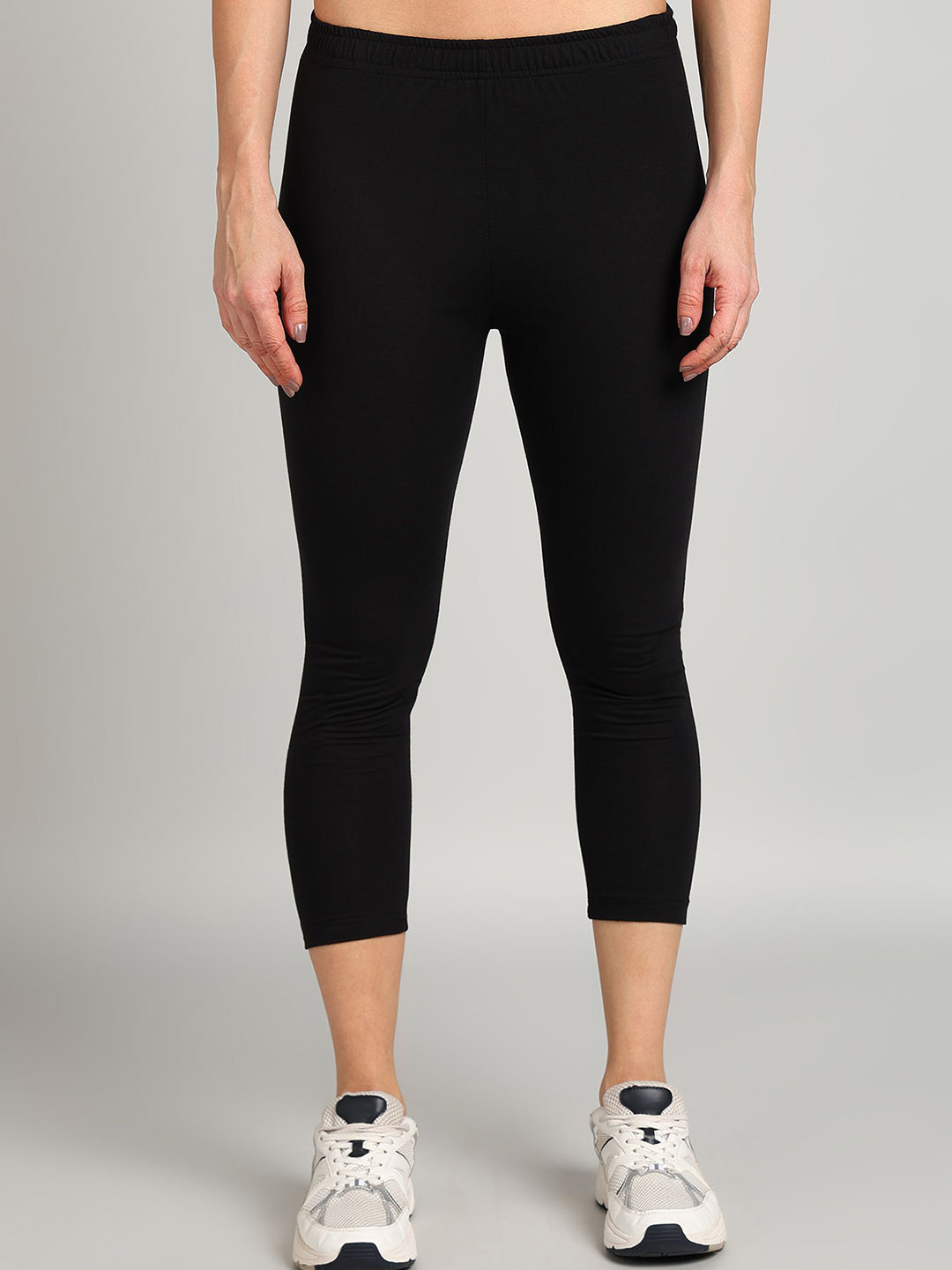 PAAVKI Pure Cotton Slim Fit 2 Way Stretchable Comfortable Ankle Length Legging