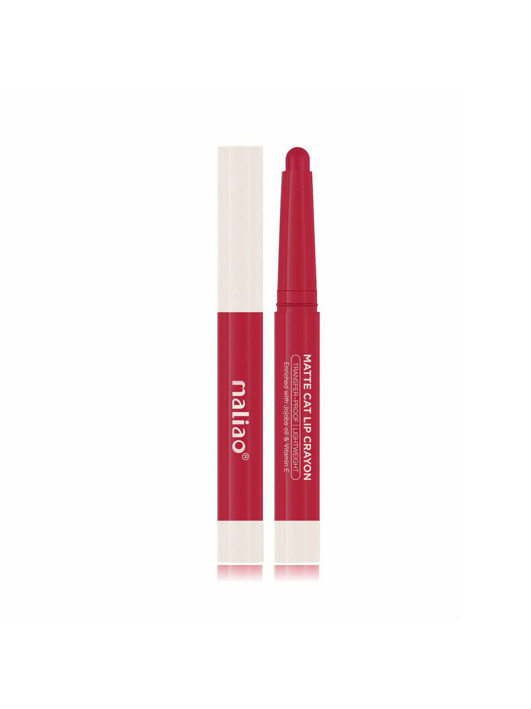 Maliao Matte Cat Transfer-Proof & Lightweight Lip Crayon 2.8g - Bridal Mehroon - M09