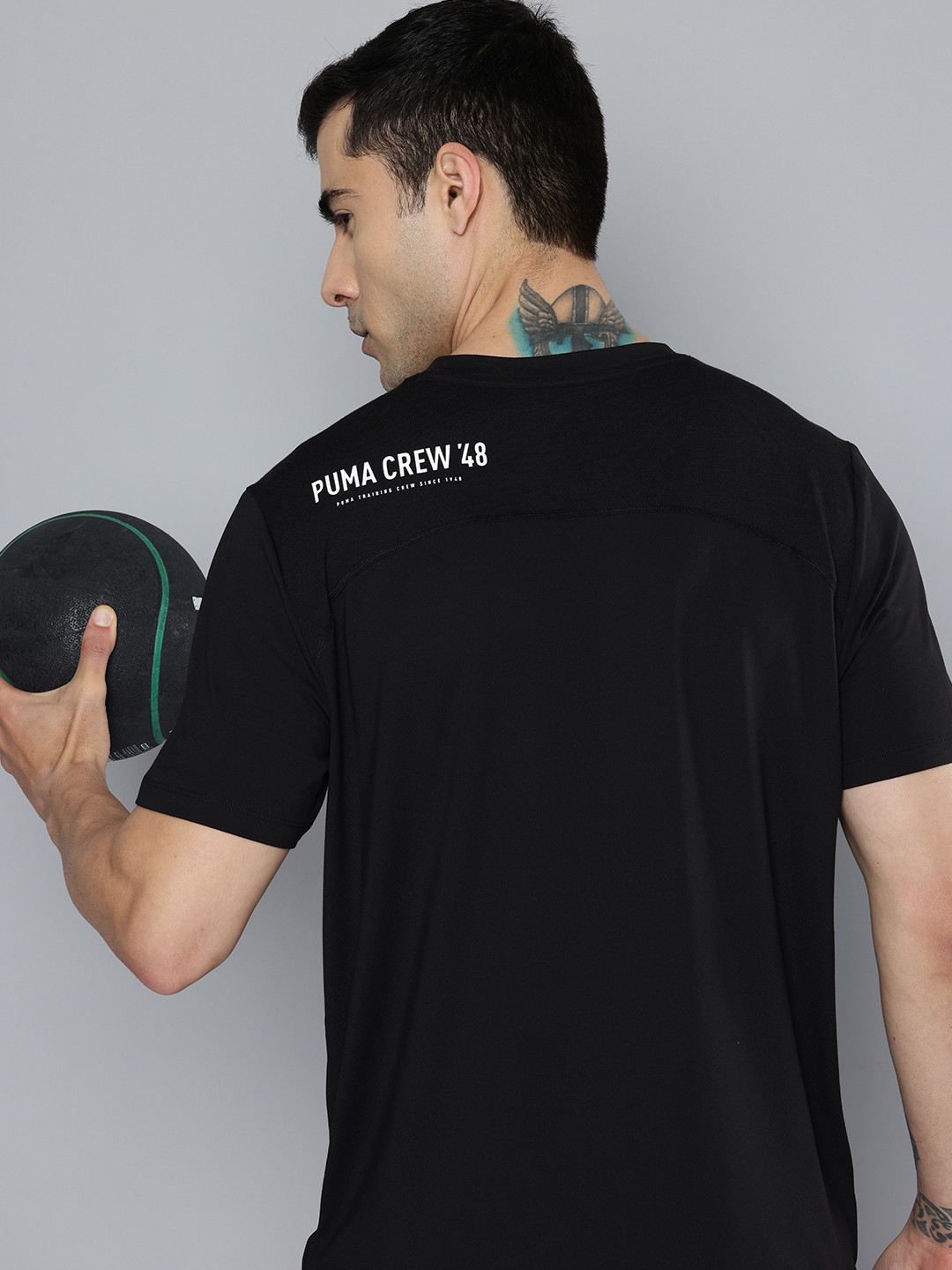 Puma Cloudspun Brand Logo Printed Drycell Training T-shirt