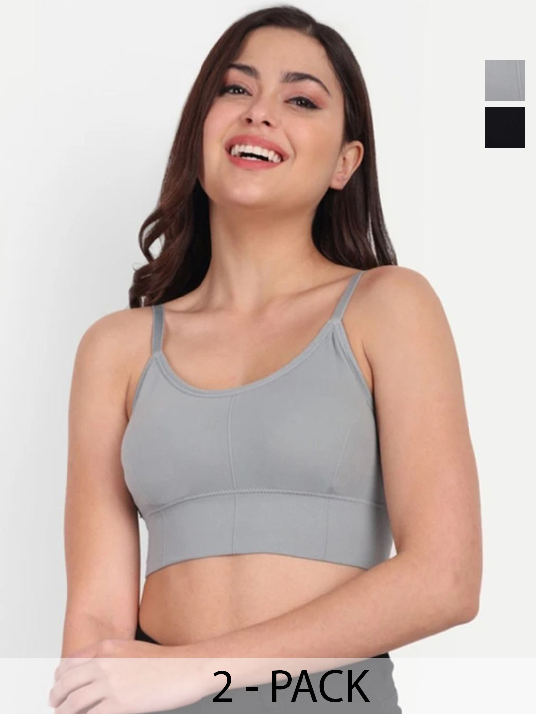 RUDRA BUSINESS Pack of 2 Full Coverage Lightly Padded Bralette Bra