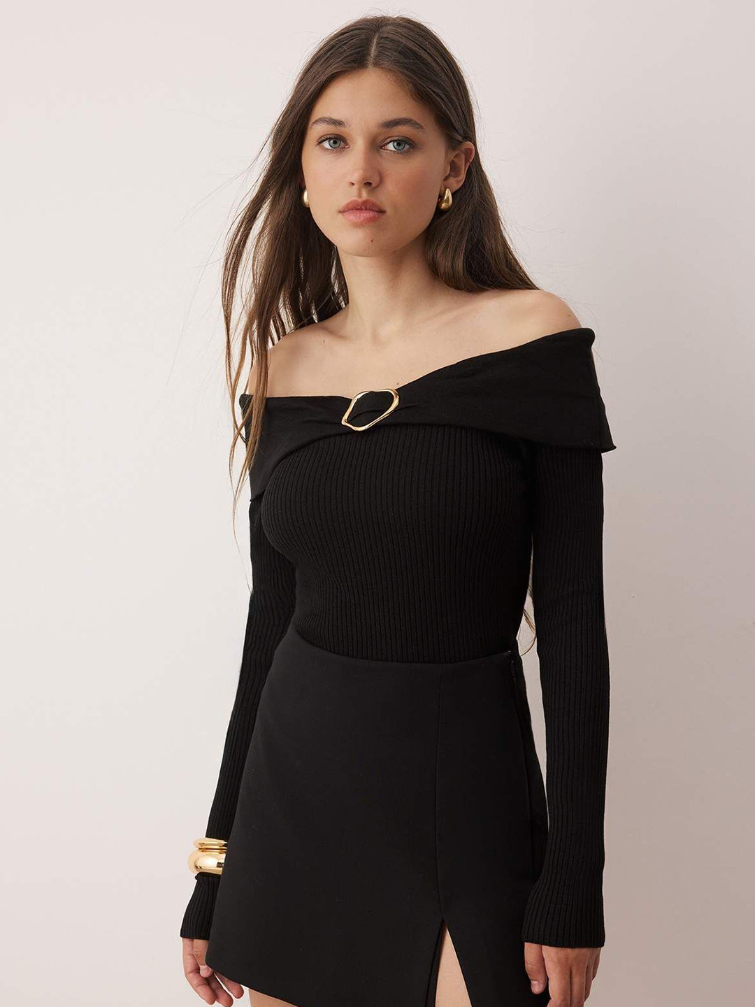 Trendyol Women Off-Shoulder Sweaters