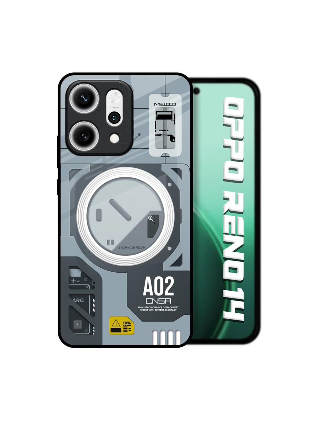 QRIOH Typography Printed Oppo Reno14 5G Back Case