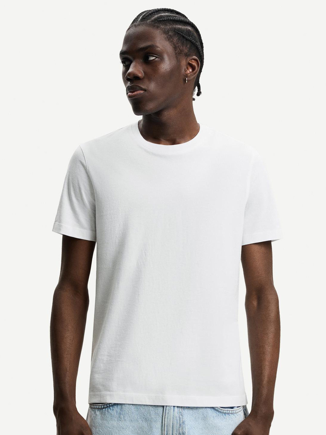 Bershka Basic Short-sleeved T-shirt