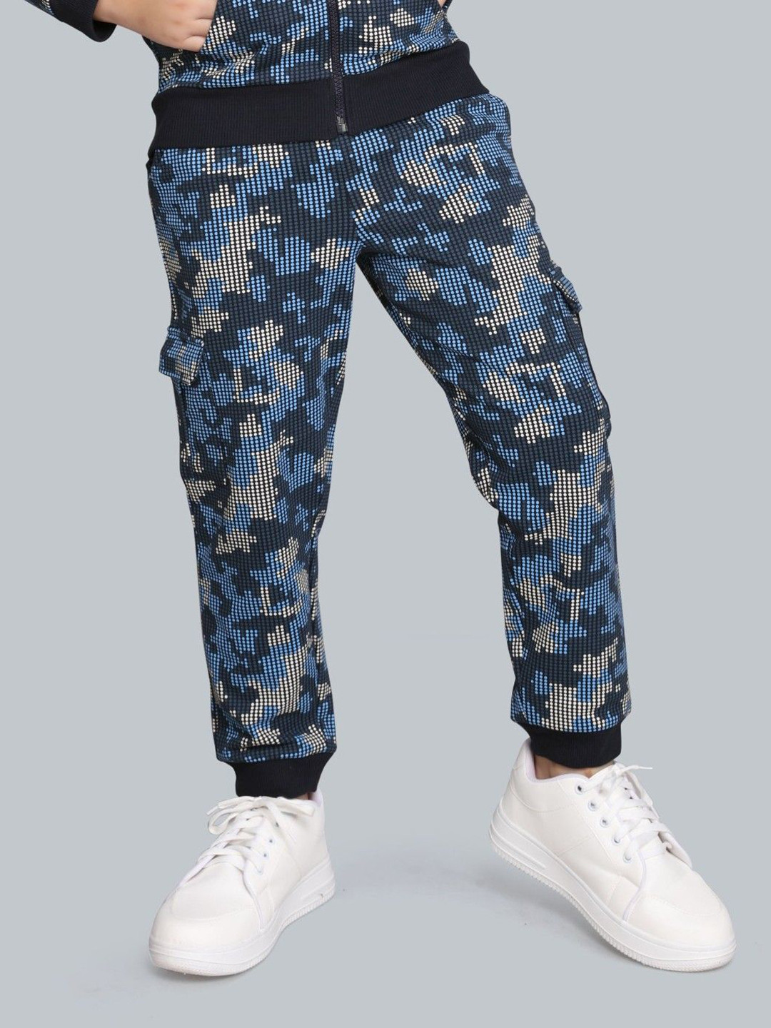 PLUM TREE Boys Camo Cargo Pocket Jogger Pants