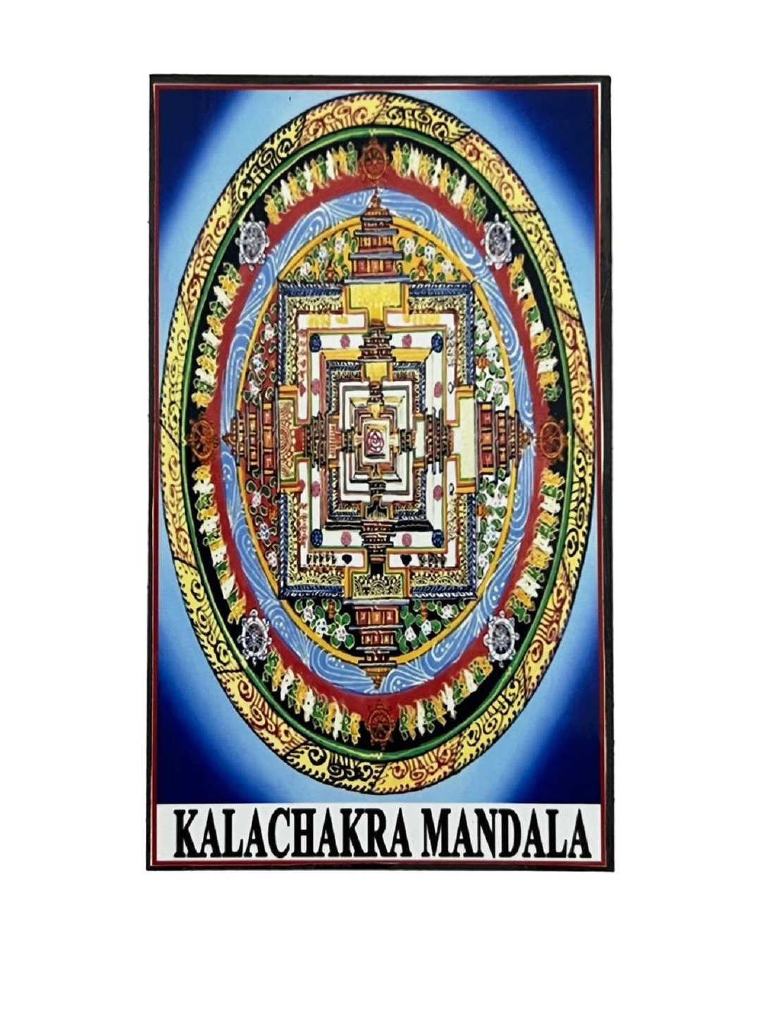 Numeroastro Kalachakra Mandala Fridge Magnet