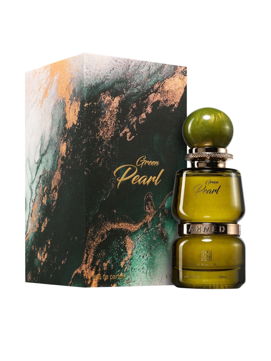 AHMED AL MAGHRIBI Green Pearl Long Lasting Eau De Parfum - 80 ml