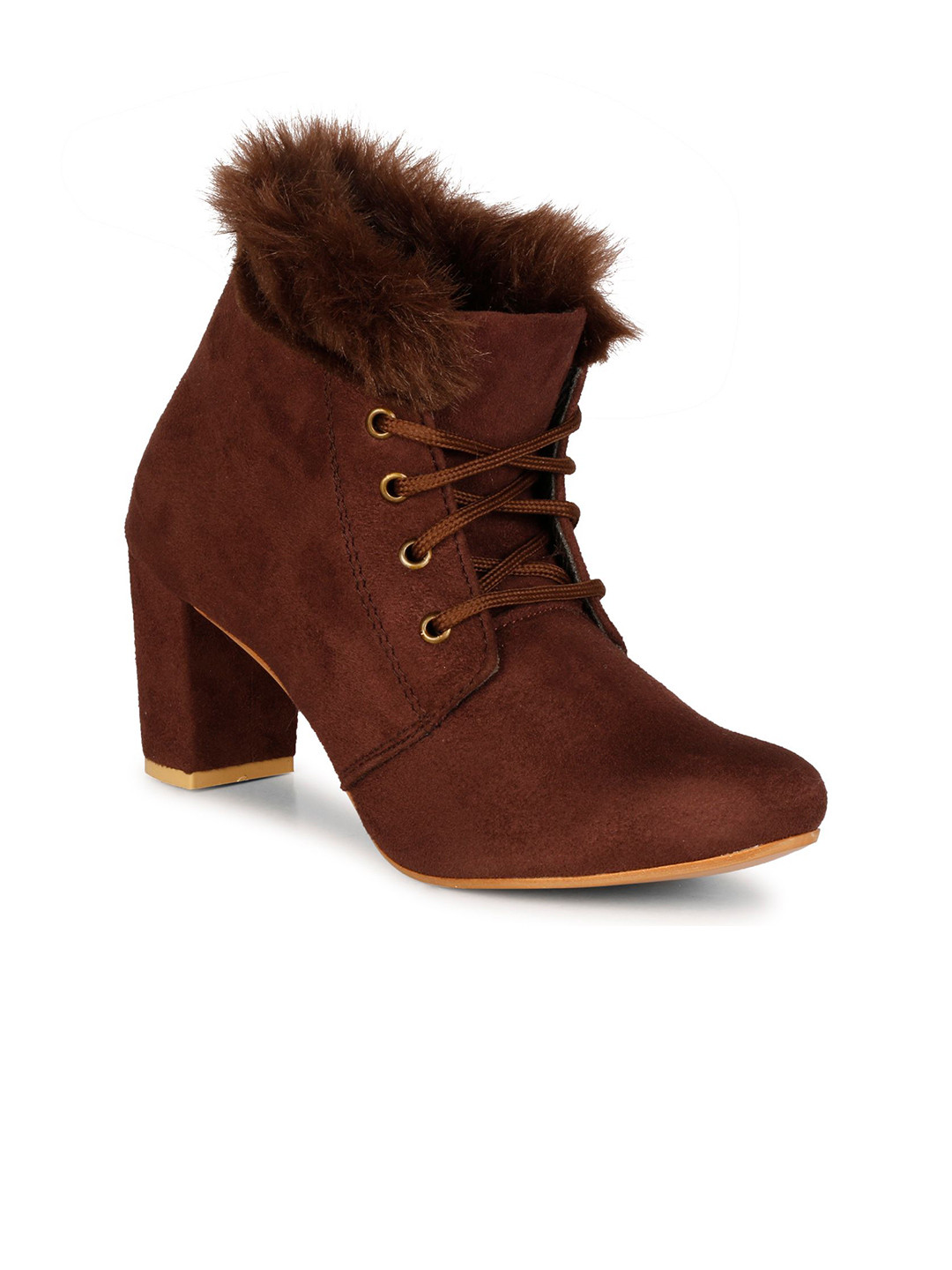 Ishransh Textured High Heel Cowboy Boots