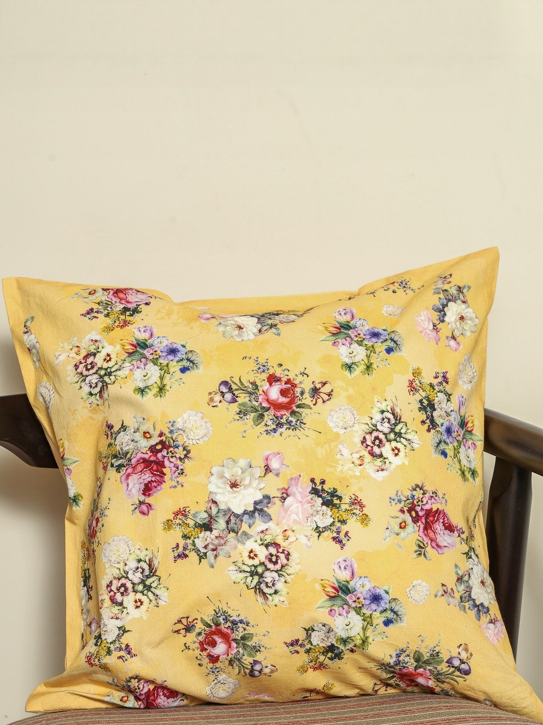 Crown of Poppies Pack of One Square Cushion Covers