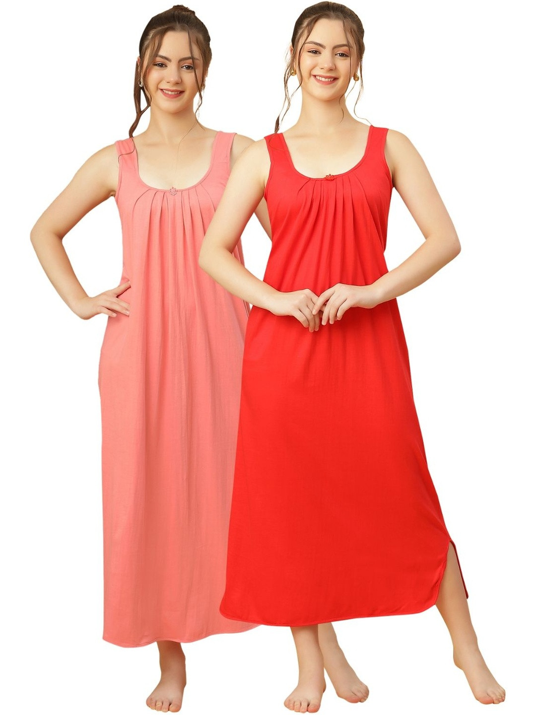 GANIX FASHION THAT DEFINE YOU Set Of 2 Maxi Nightdress