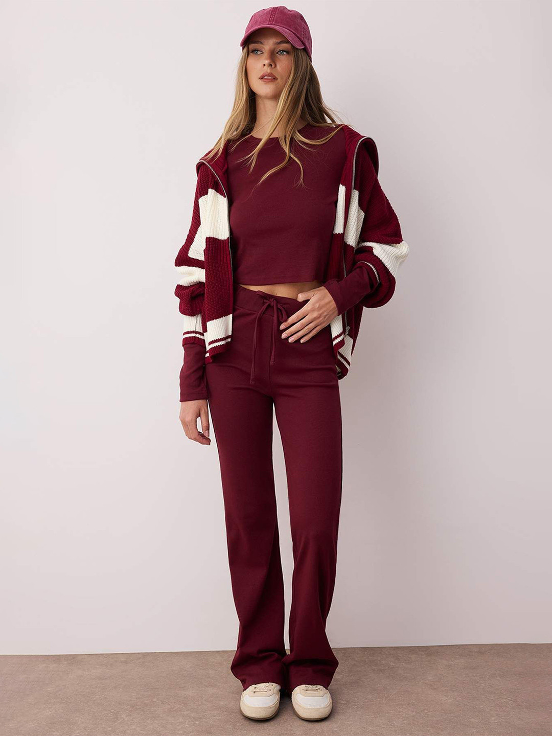 Trendyol Sweater With Jacket And Trousers