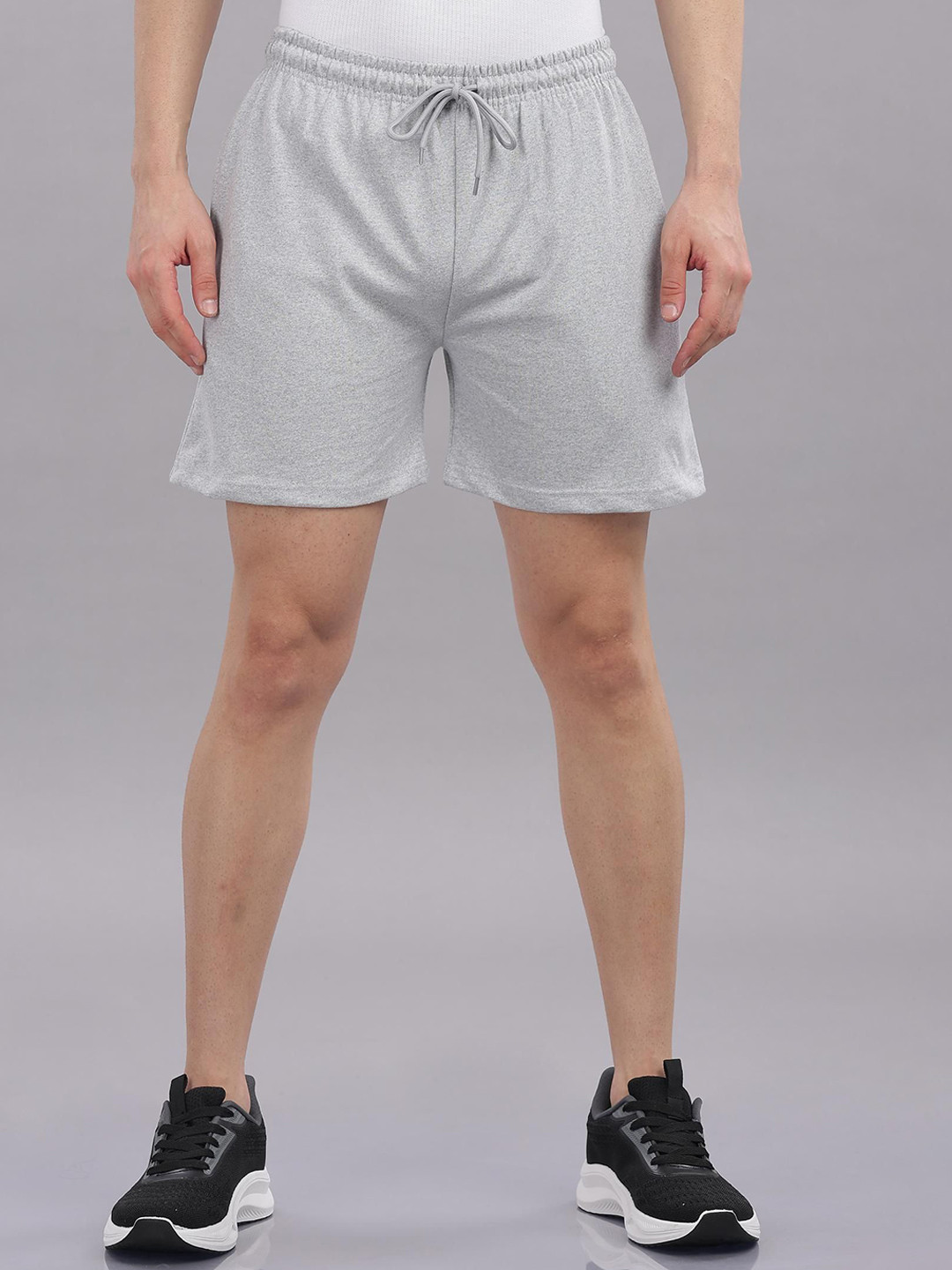 OUTLAWS Men Solid Cotton Training or Gym Shorts