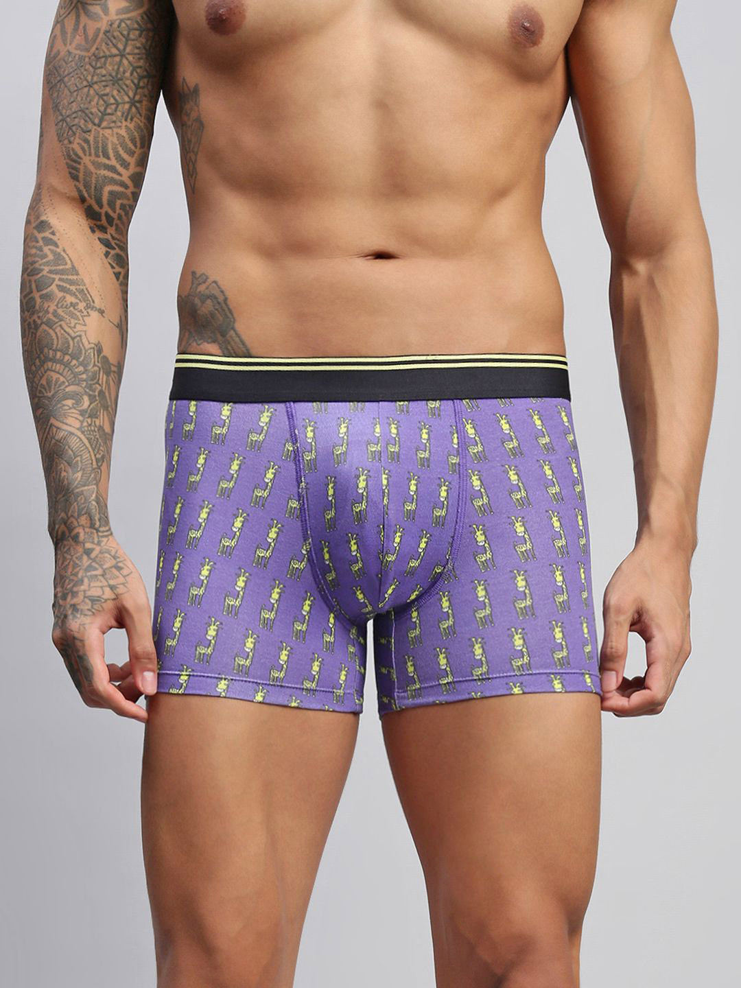 HAYU Men Printed Mid-Rise Short Trunk HUTR_003_GE_1PC