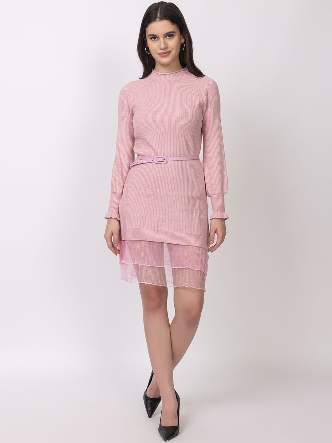 DressBerry Women Woollen Longline Tunic