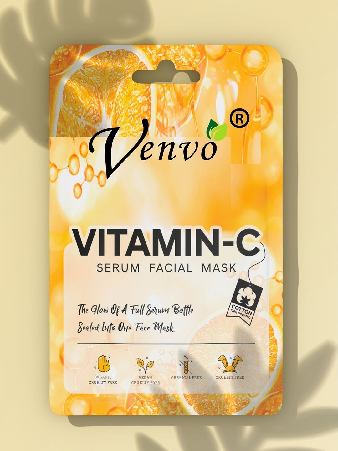 VENVO Vitamin C Serum Facial Mask- 25 g