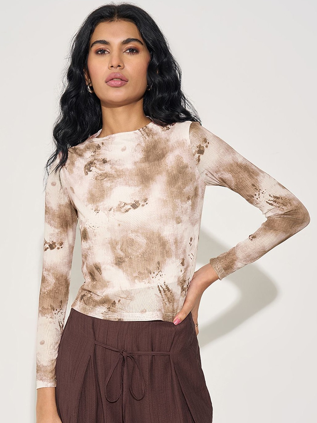 Honey by Pantaloons Tie and Dye Styled Back Top