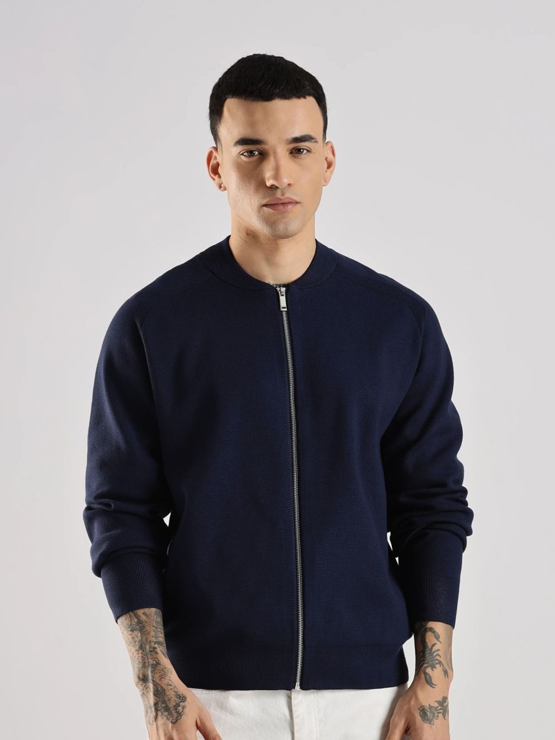 Calvin Klein Jeans Men Full Sellve Round Neck Sweater