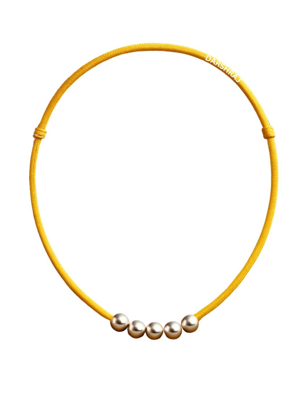 Darshraj Sterling Silver Yellow Anklet