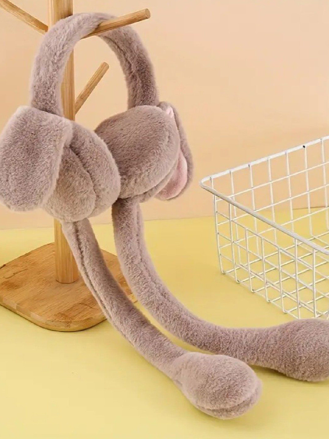 1TO FINITY Women Bunny Ear Moving Chill Wrap Earmuffs