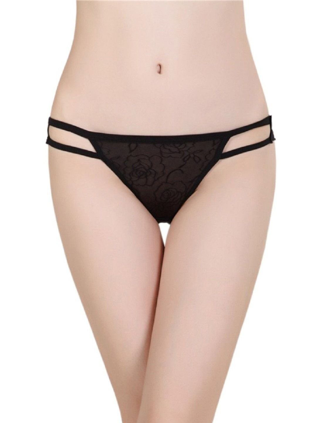 XENZA Women Floral Low Rise Thongs Briefs