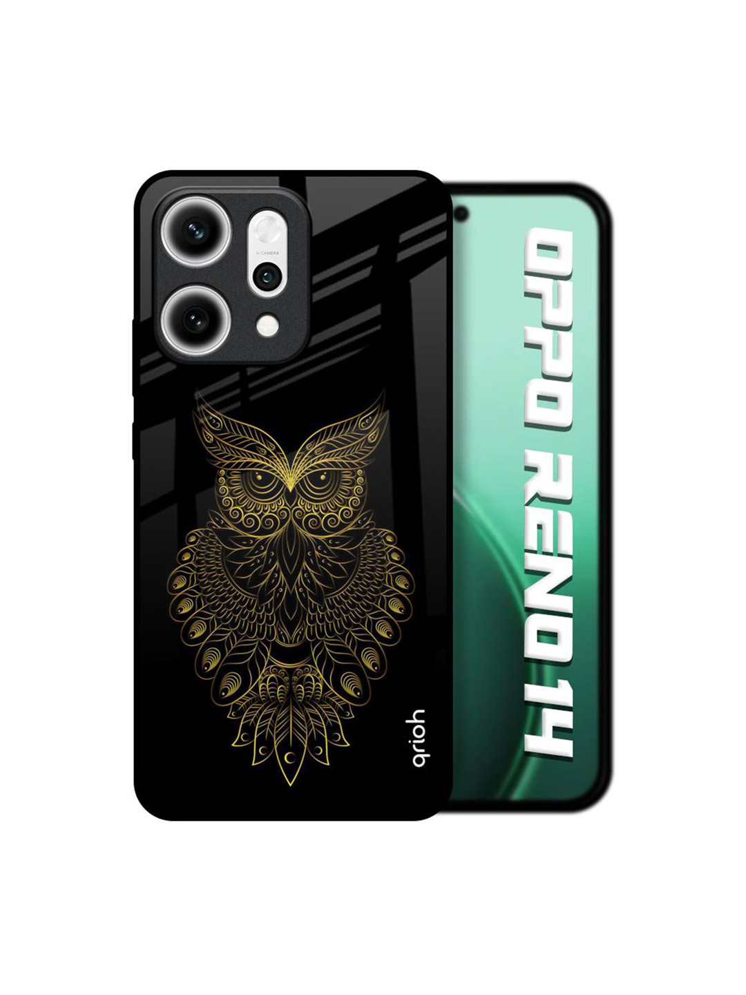 QRIOH Quirky Printed Oppo Reno14 5G Silicone Back Case