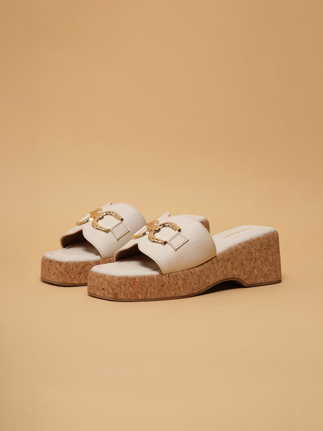 ERIDANI Gracey Women Embellished Wedge Sandals