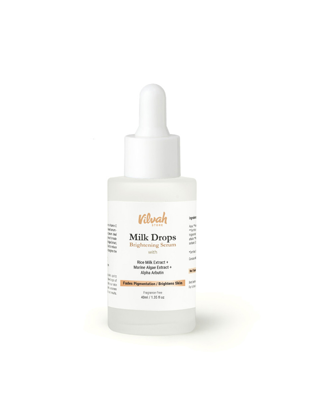 Vilvah Store Milk Drops Brightening Serum - 40 ml