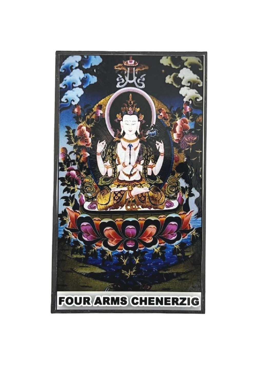 numeroastro Magnetic Sticker in Rubber Four Arms Chenerzig