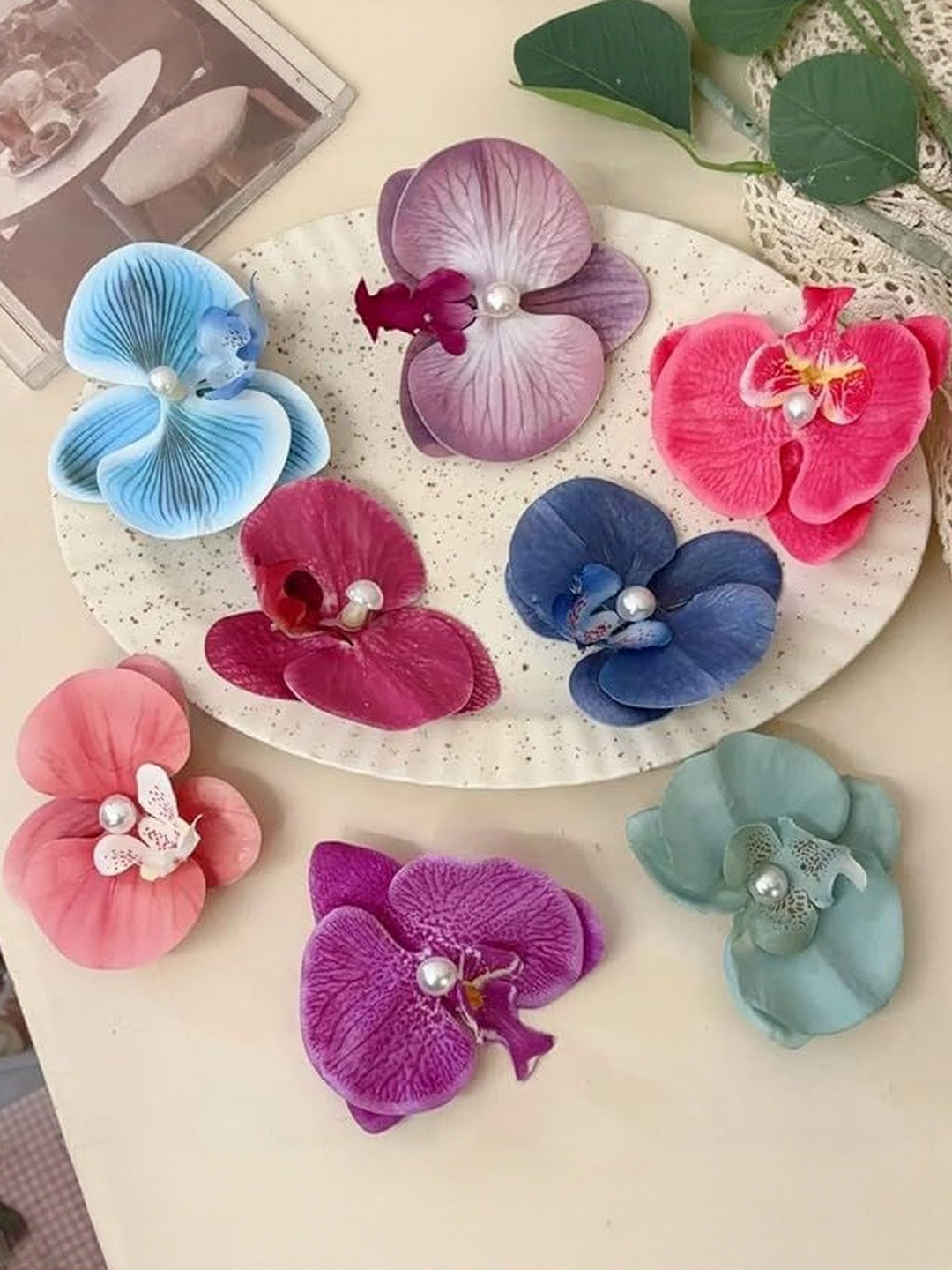 Beauty Flow Women Set of 4 MultiColor Alligator Hair Clip