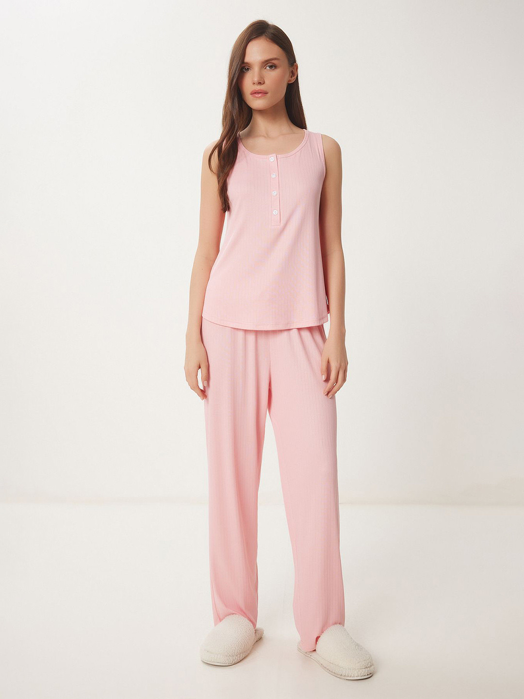 Happiness istanbul Women Top & Lounge Pants Night Suits