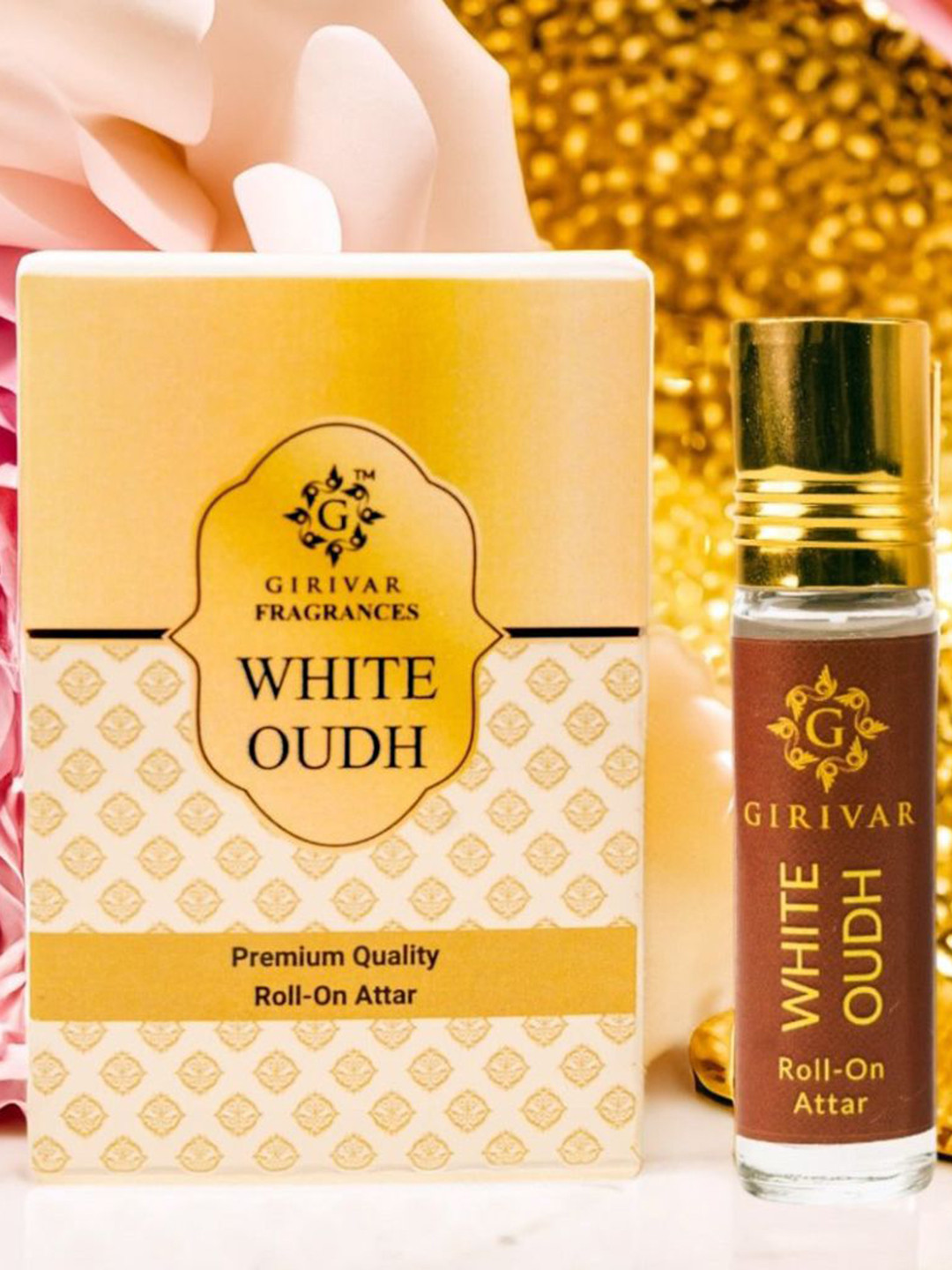 Girivar Fragrances White Oudh Roll On Attar- 10 ml