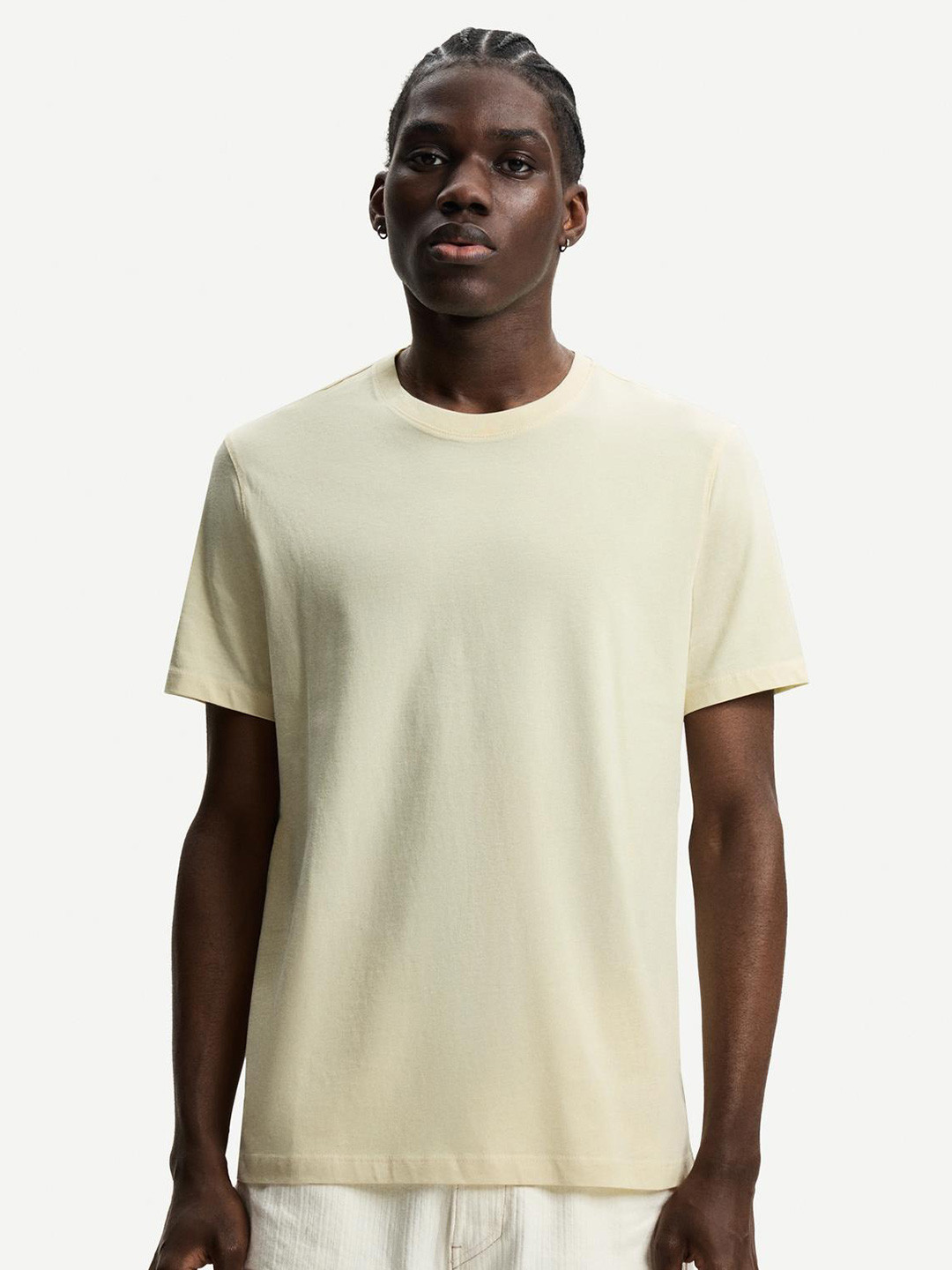 Bershka Basic Short-sleeved T-shirt