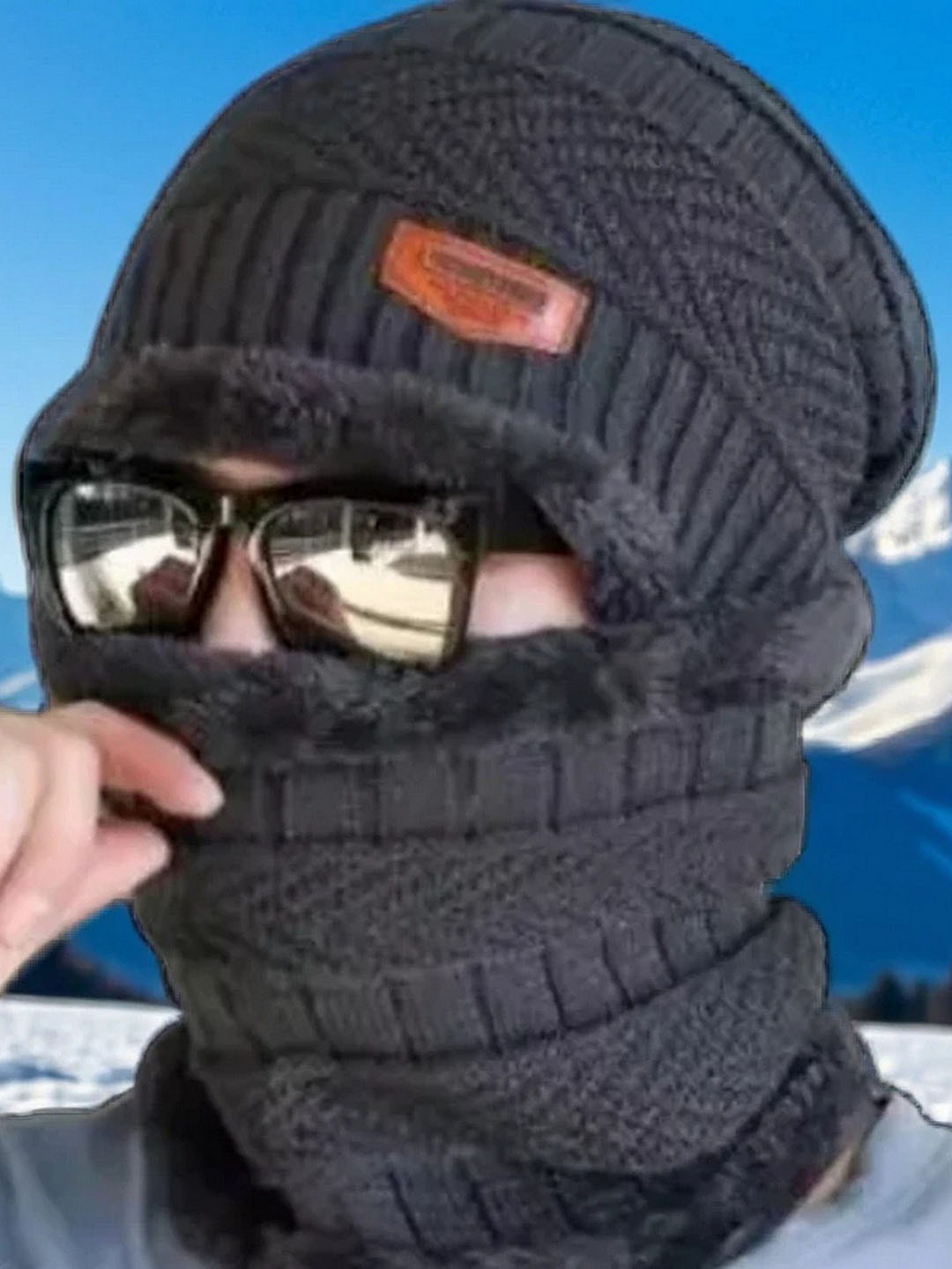 Infispace Men Woolen Beanie With Neck Warmer