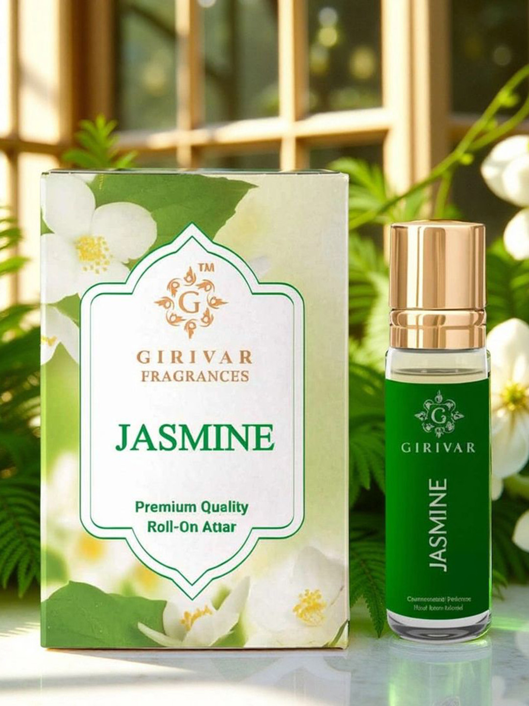 Girivar Fragrances Jasmine Roll On Attar- 10 ml