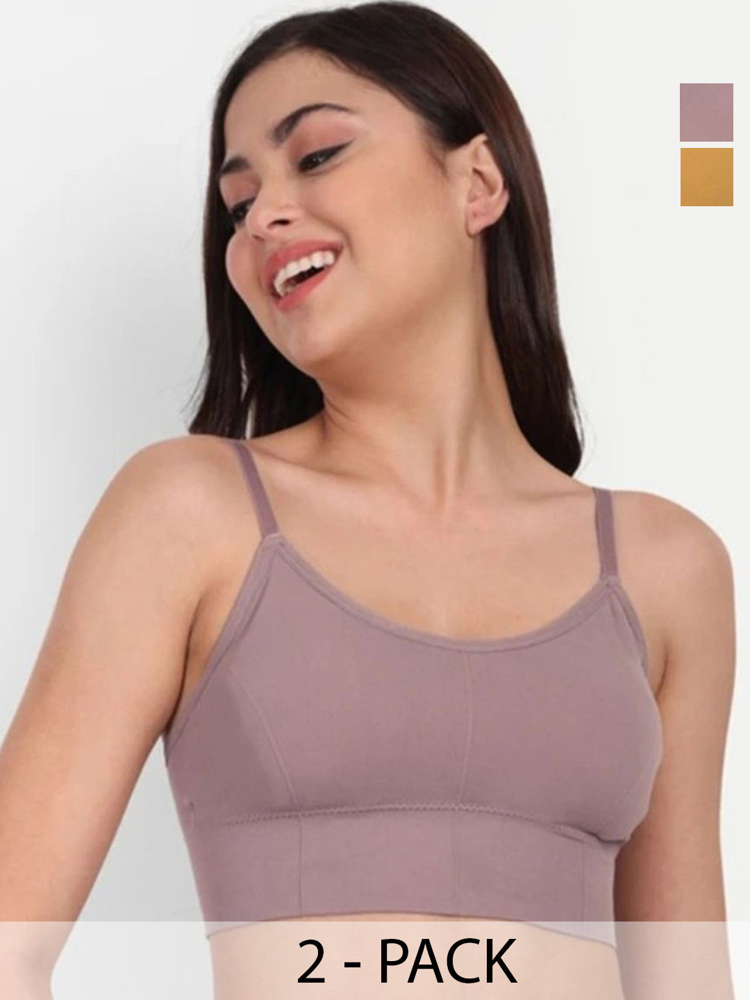 SQ FASHION Bra Full Coverage Lightly Padded