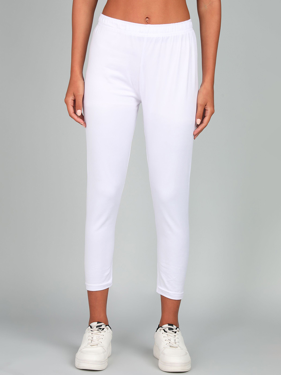 PAAVKI Pure Cotton Slim Fit 2 Way Stretchable Comfortable Ankle Length Legging